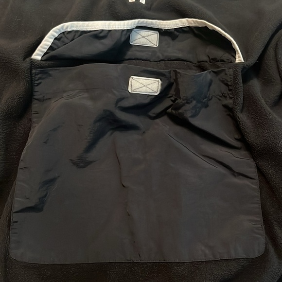 Edgar & Ash Black and Gray Front Pocket Quarter Zip Pullover Fleece Size XL - Picture 7 of 11